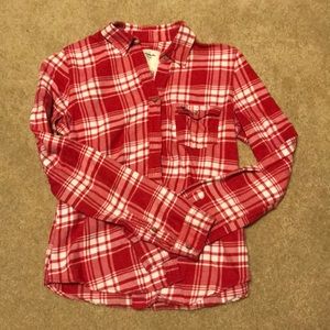 Cozy red and white flannel!